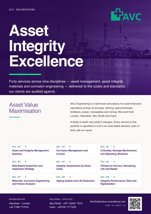 Engineering portfolio capability statement cover